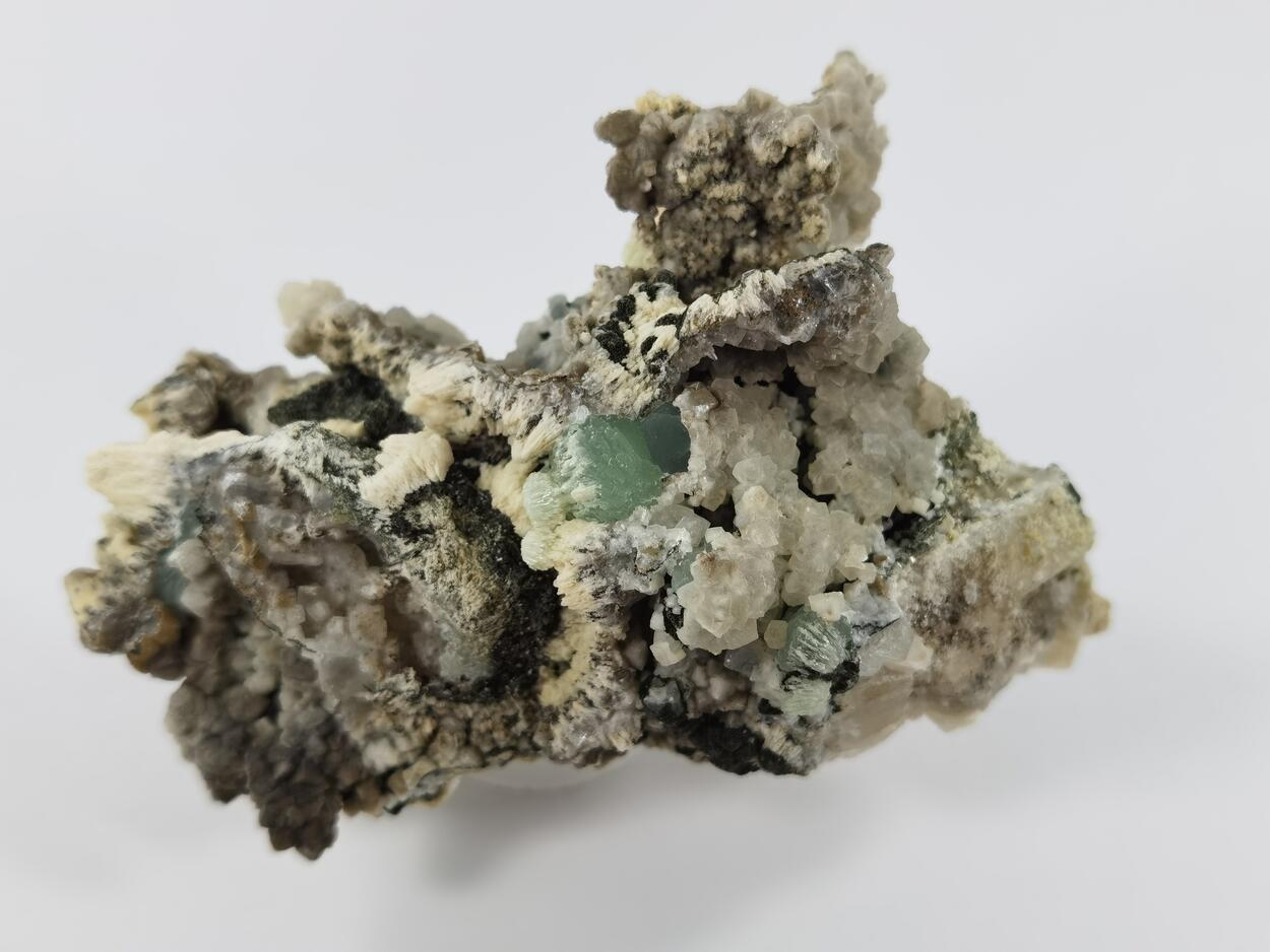 Prehnite & Calcite & Julgoldite