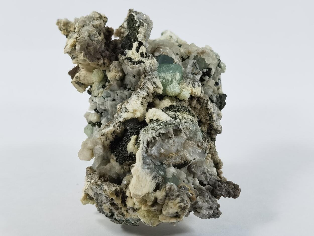 Prehnite & Calcite & Julgoldite