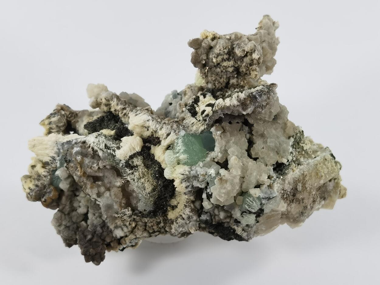 Prehnite & Calcite & Julgoldite