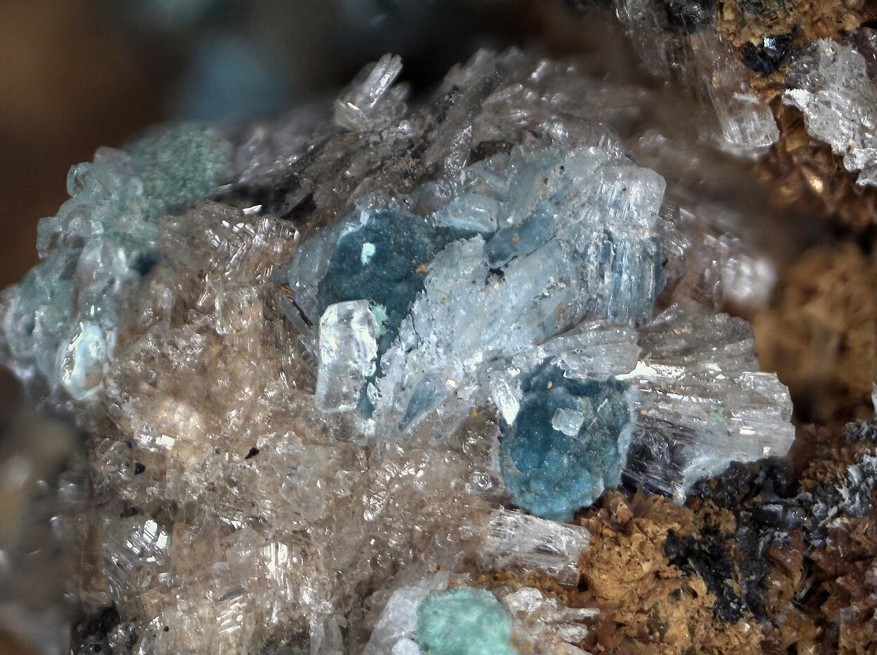 Rosasite Aurichalcite & Hemimorphite