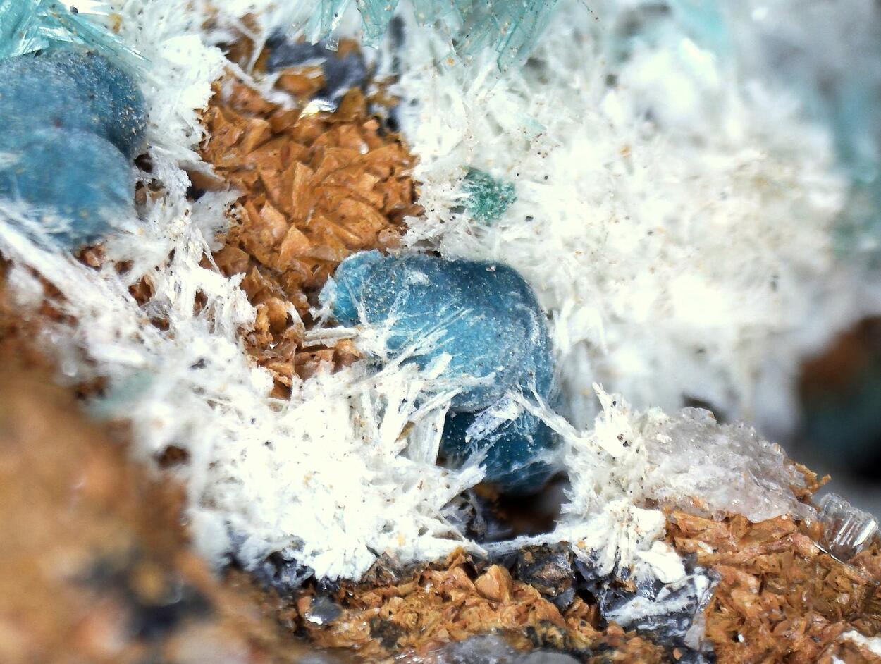 Rosasite Aurichalcite & Hemimorphite
