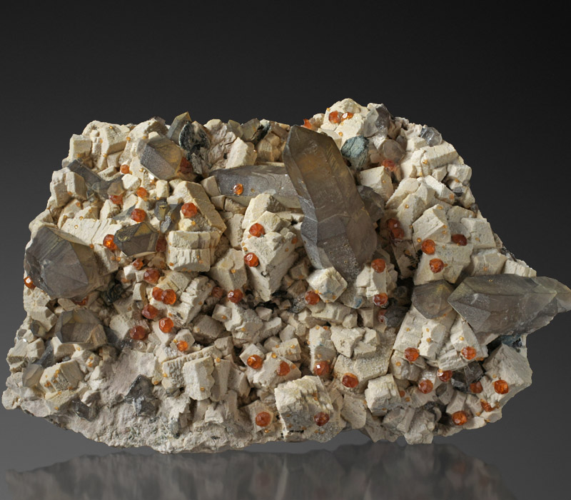 Spessartine Quartz & Feldspar