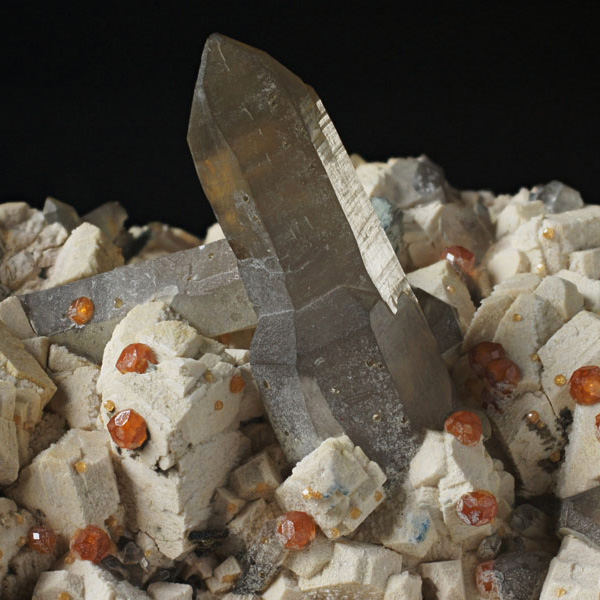 Spessartine Quartz & Feldspar