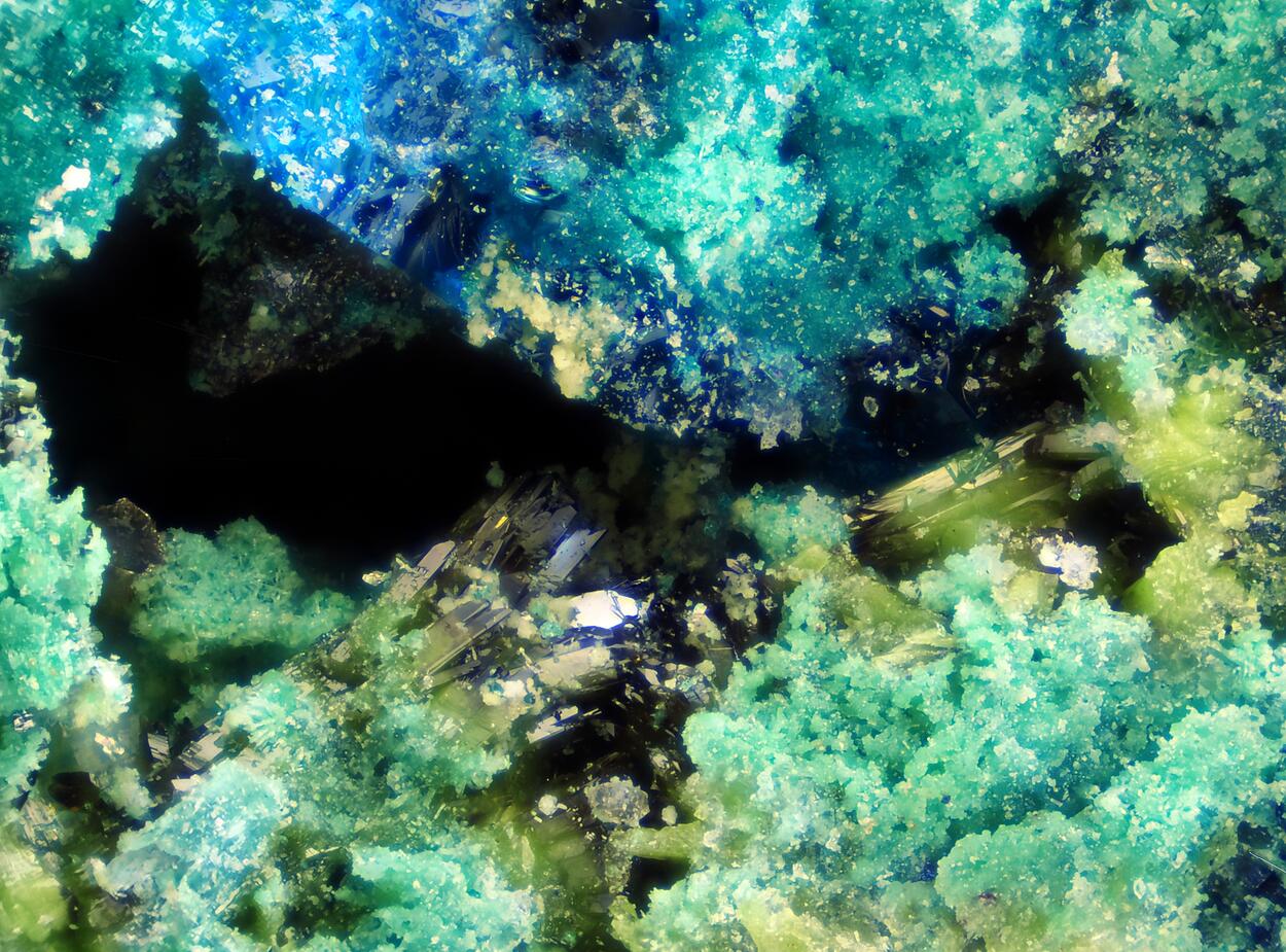 Chalcomenite & Derriksite