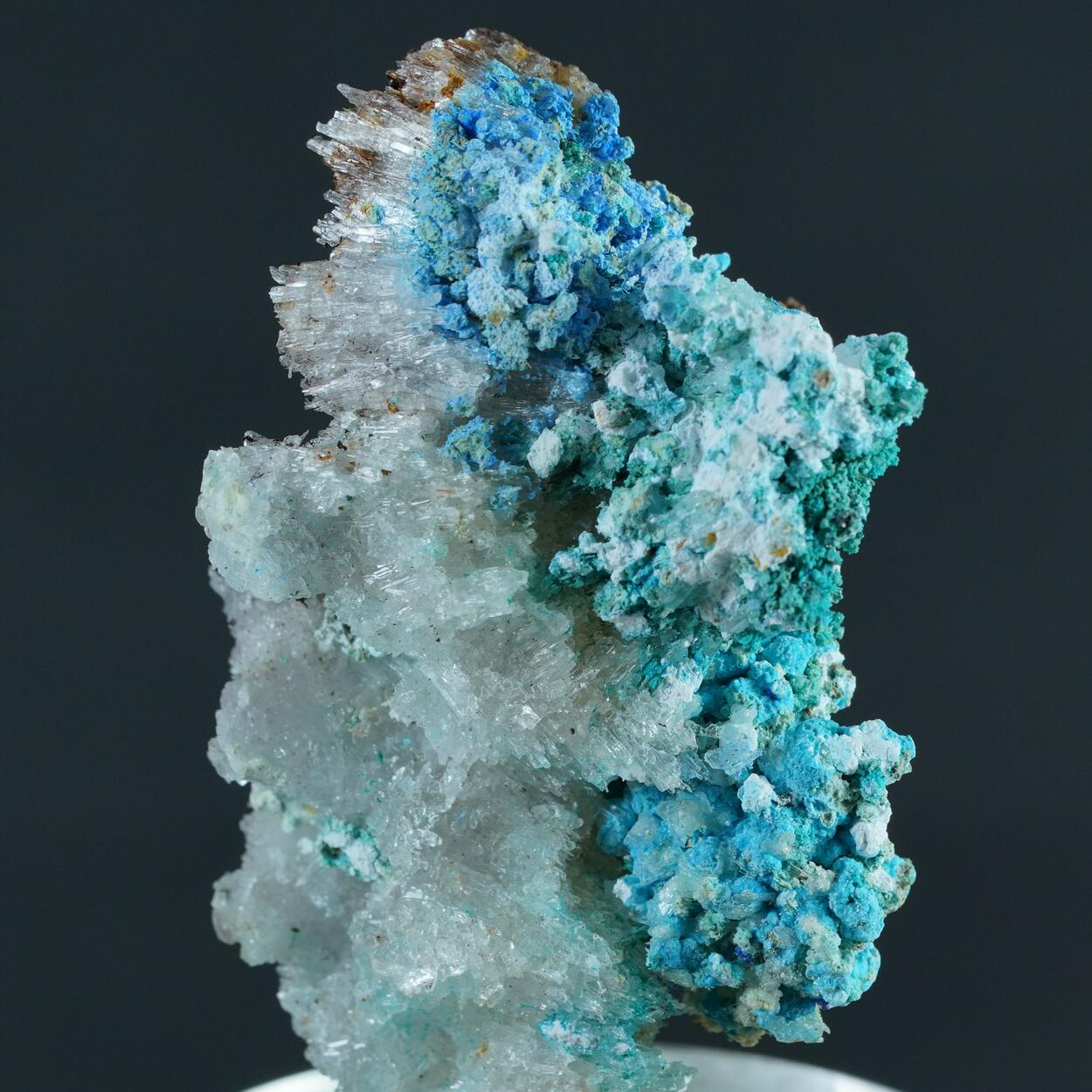 Gypsum Serpierite Spangolite & Cyanotrichite