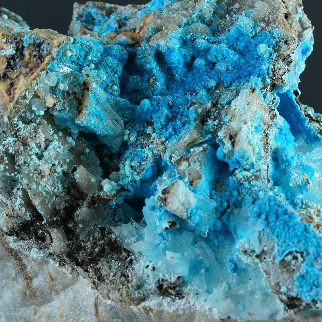 Serpierite Zincowoodwardite & Gypsum