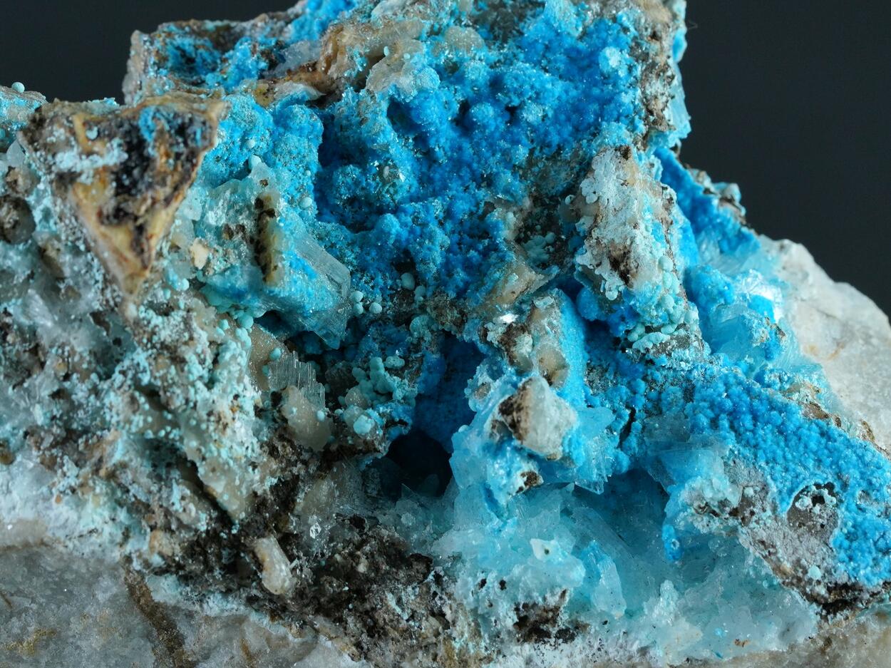 Serpierite Zincowoodwardite & Gypsum