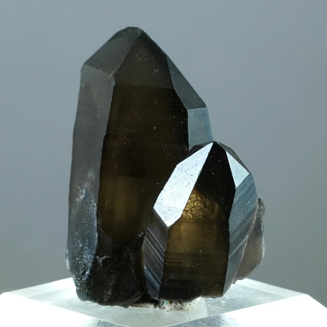 Smoky Quartz & Hyalite