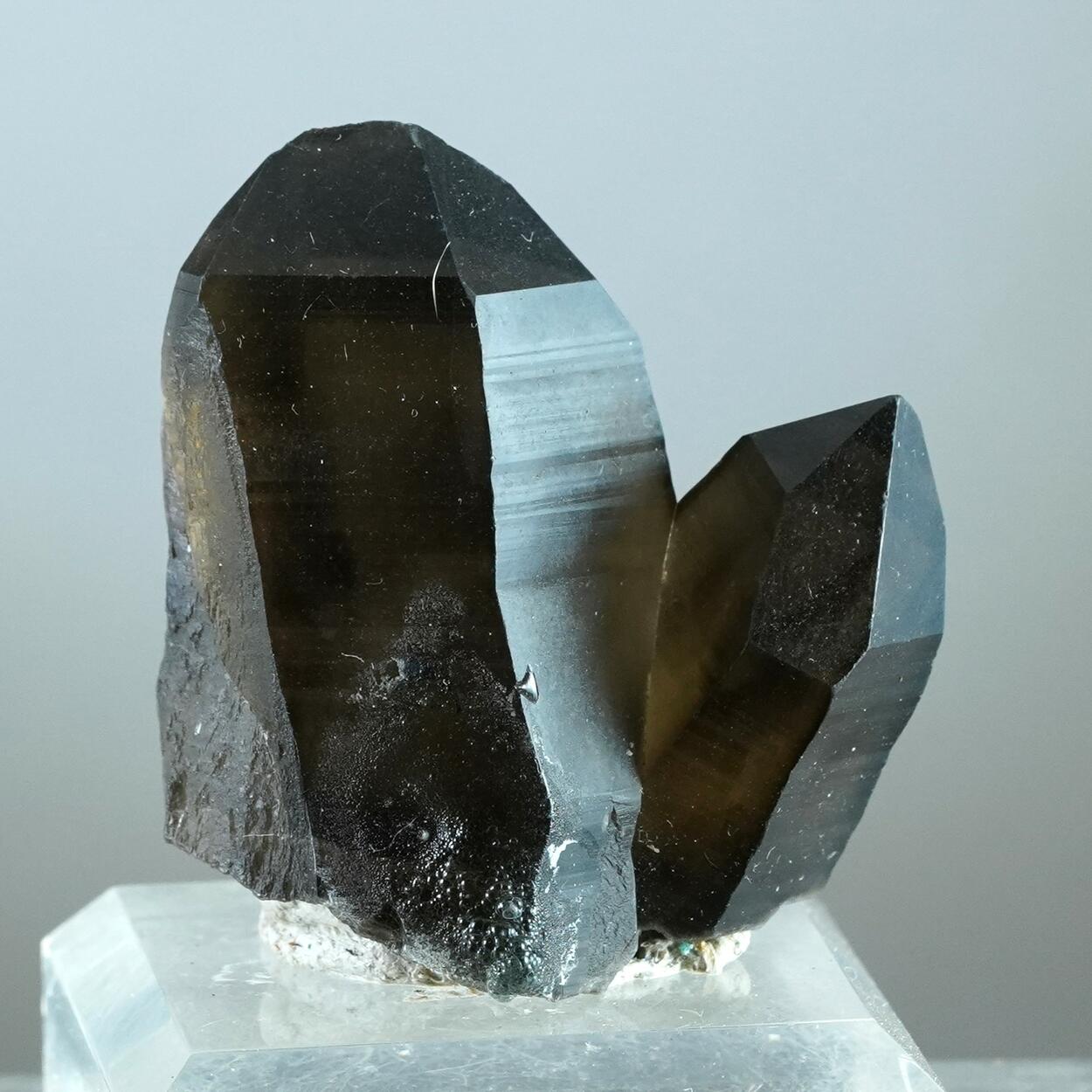 Smoky Quartz & Hyalite