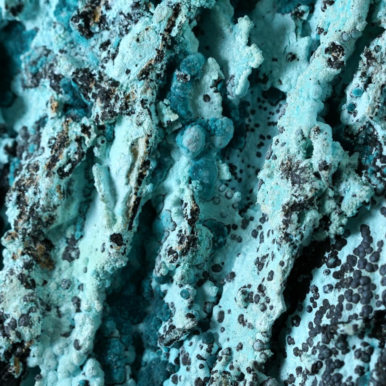Aurichalcite & Rosasite On Chrysocolla
