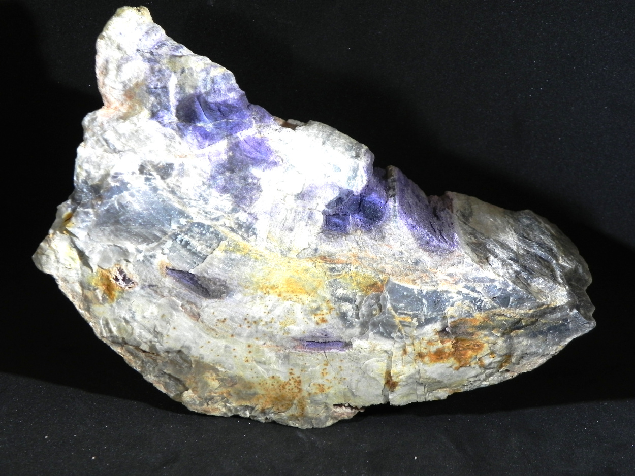 Fluorite & Quartz Psm Petrified Wood