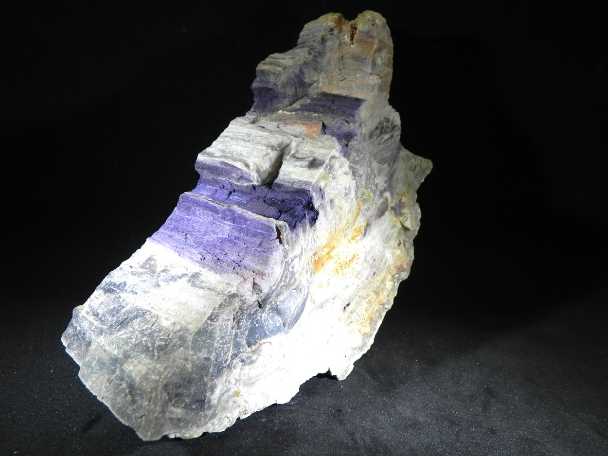 Fluorite & Quartz Psm Petrified Wood