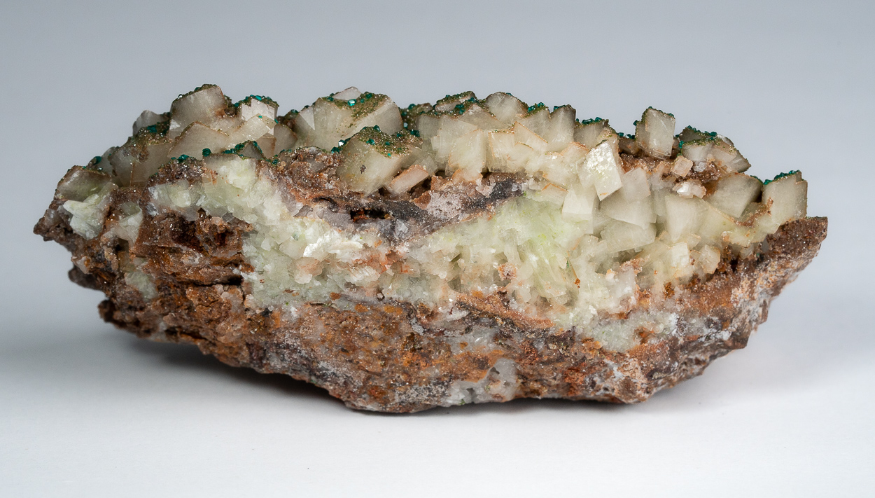 Dioptase & Duftite On Calcite