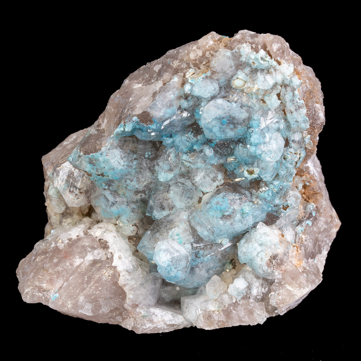 Shattuckite In Quartz