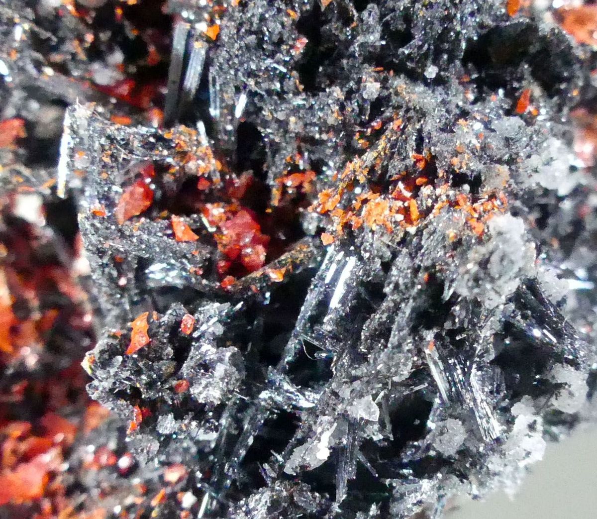 Realgar On Stibnite