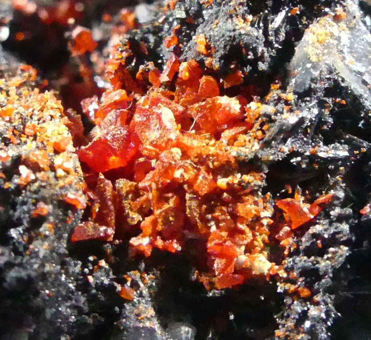 Realgar On Stibnite