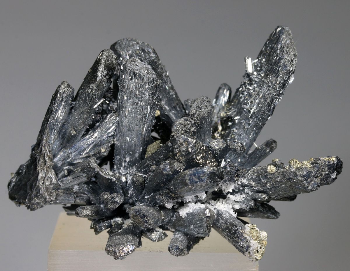 Stibnite With Pyrite