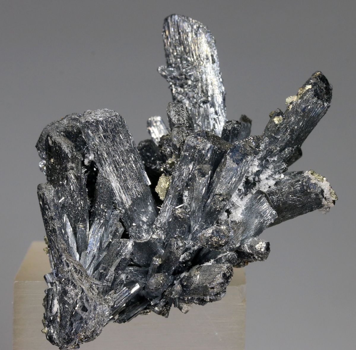 Stibnite With Pyrite