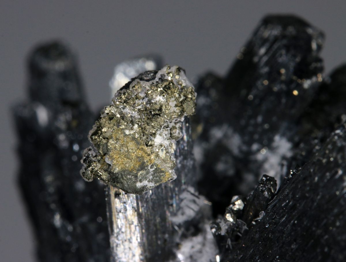 Stibnite With Pyrite