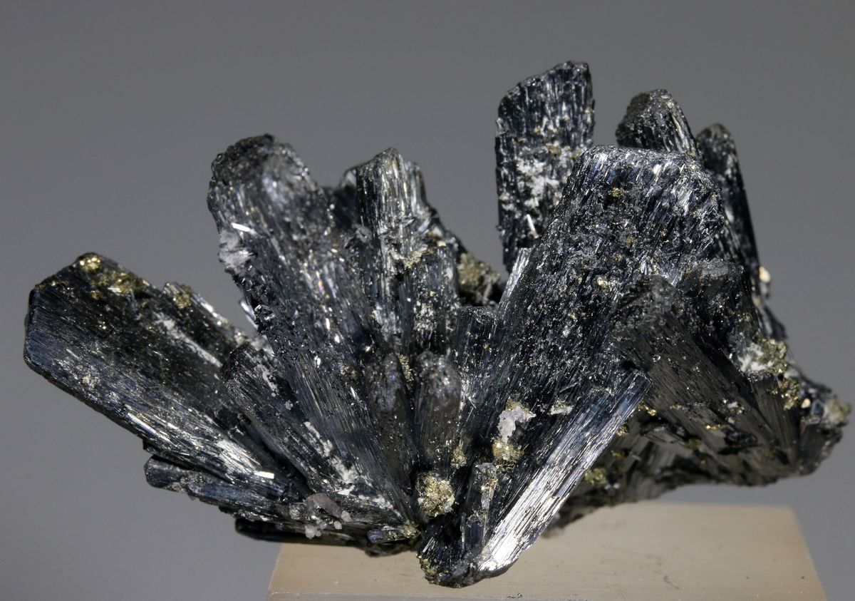 Stibnite With Pyrite