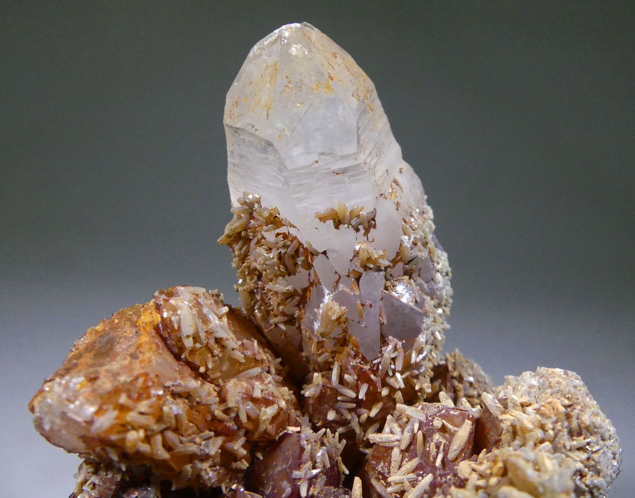 Pyromorphite On Quartz