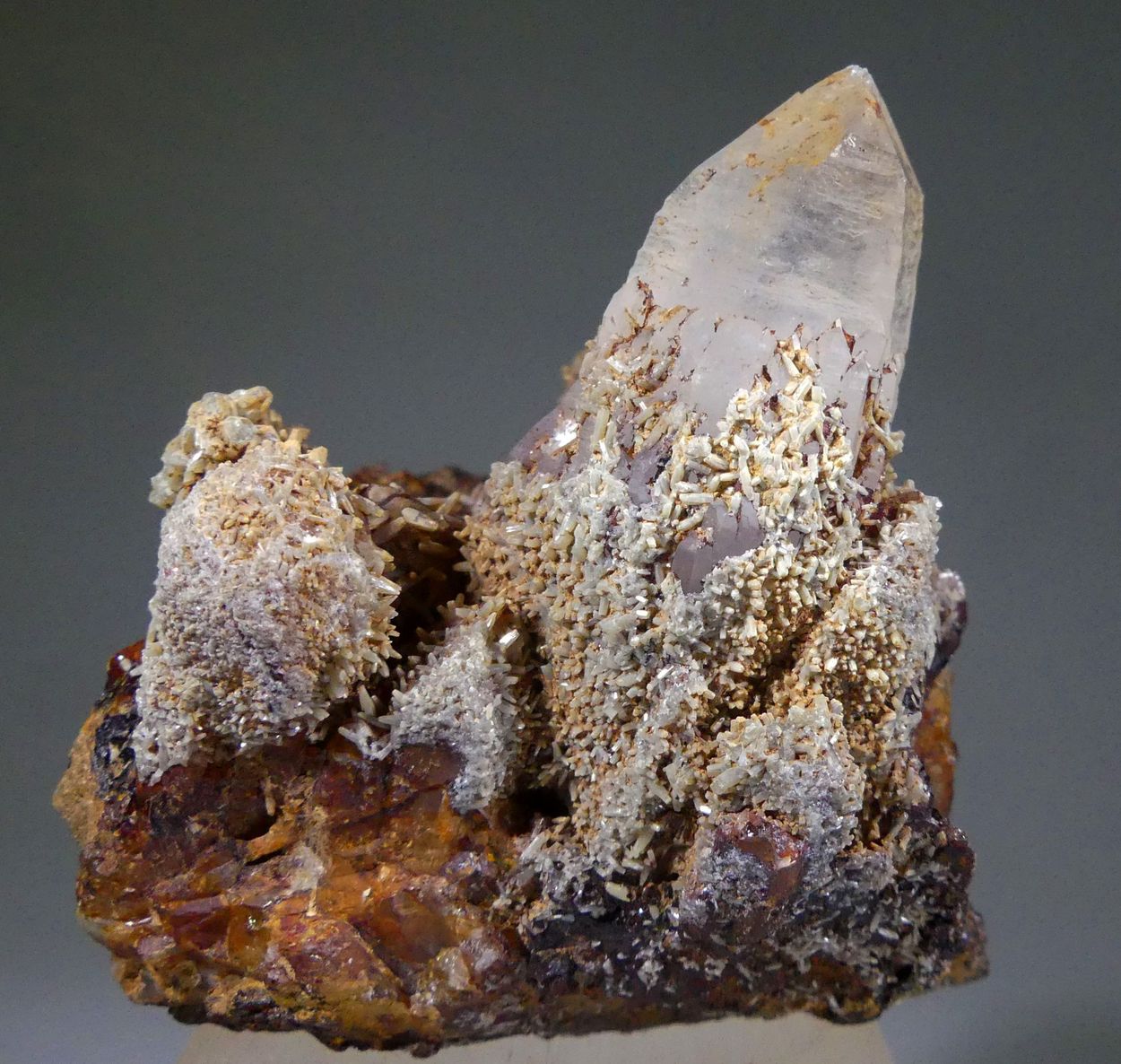 Pyromorphite On Quartz