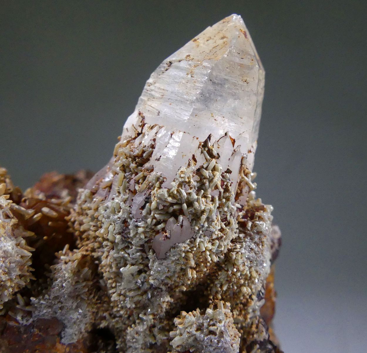 Pyromorphite On Quartz