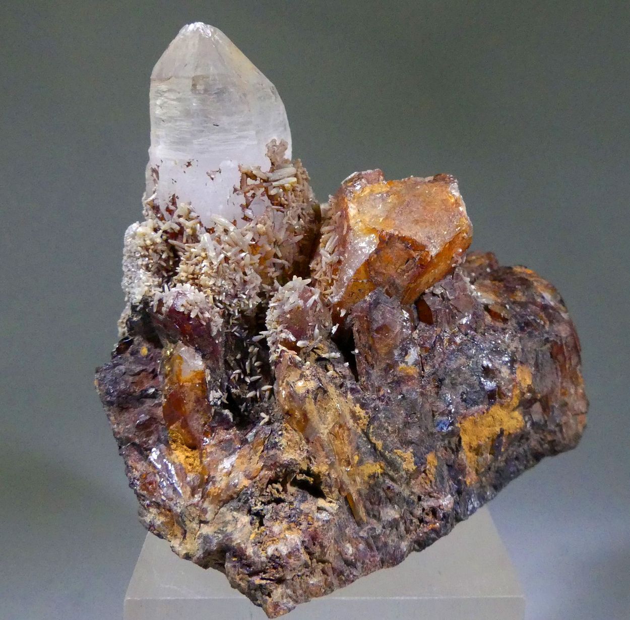 Pyromorphite On Quartz