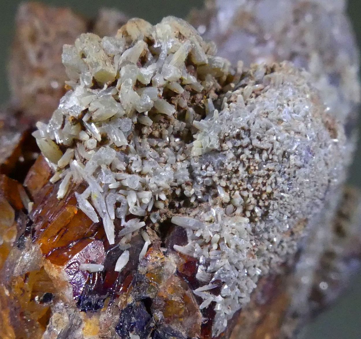 Pyromorphite On Quartz