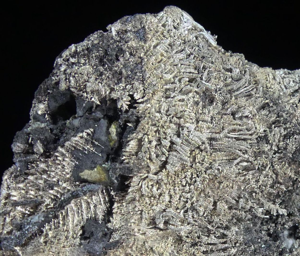 Native Silver On Native Arsenic