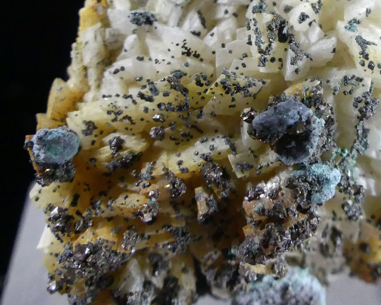 Bournonite & Chalcopyrite On Dolomite