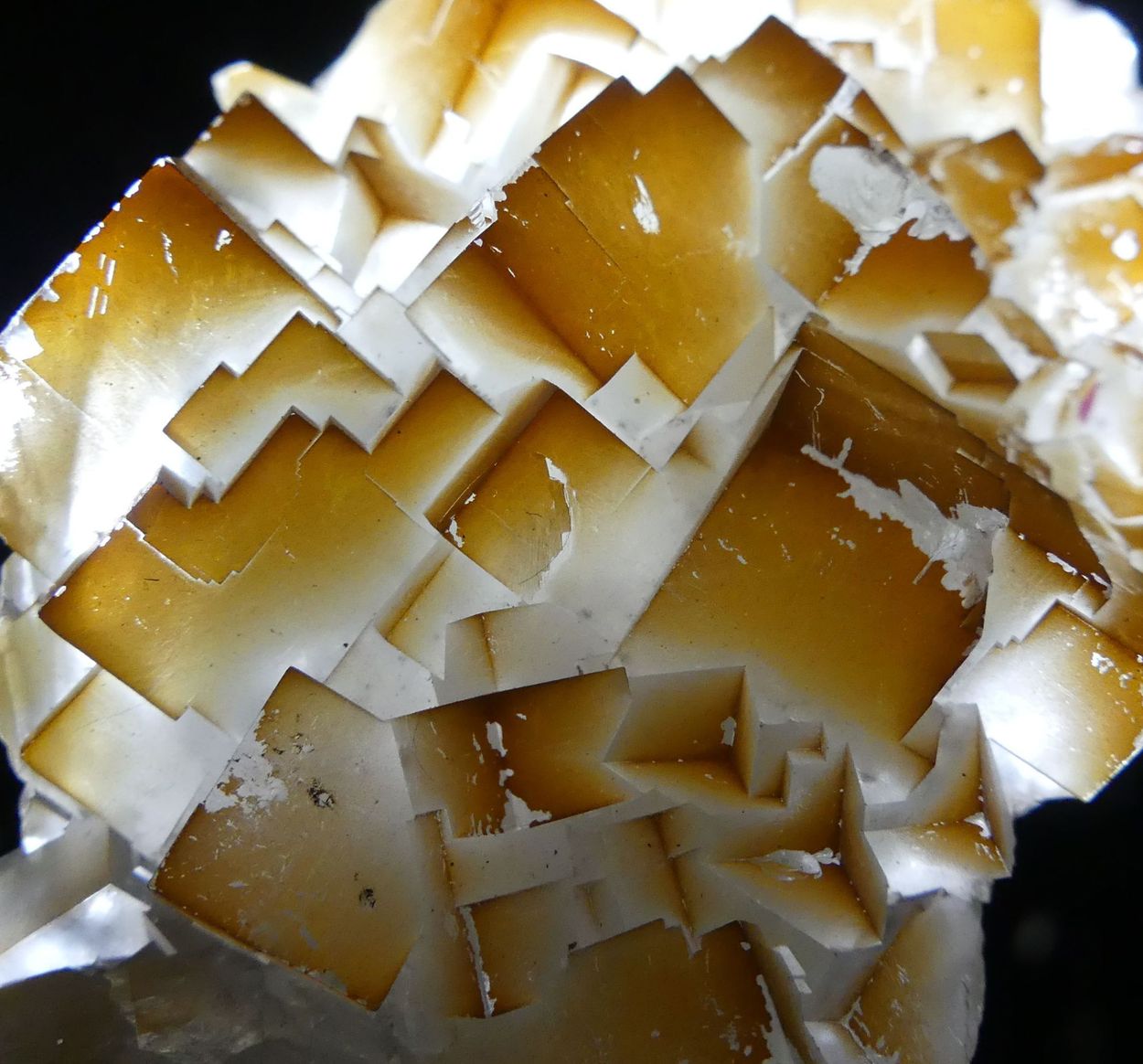 Fluorite With Limonite