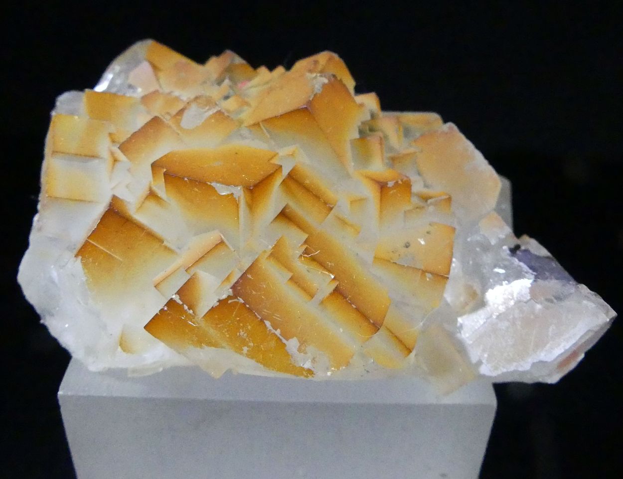 Fluorite With Limonite