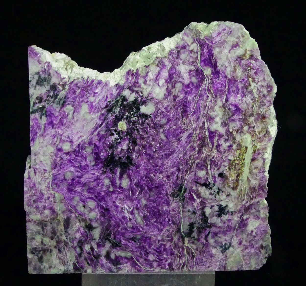 Charoite With Tinaksite Fedorite & Aegirine