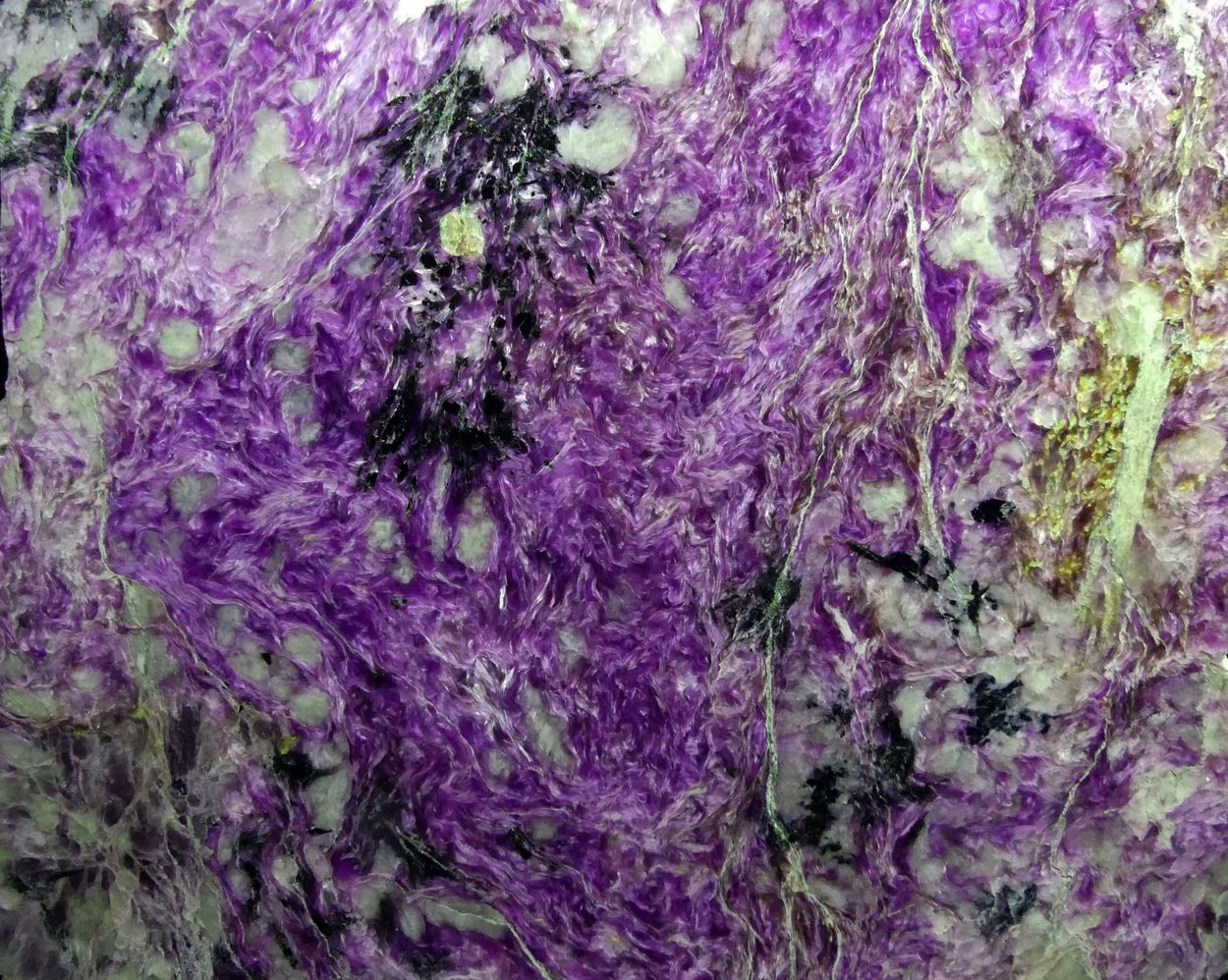 Charoite With Tinaksite Fedorite & Aegirine