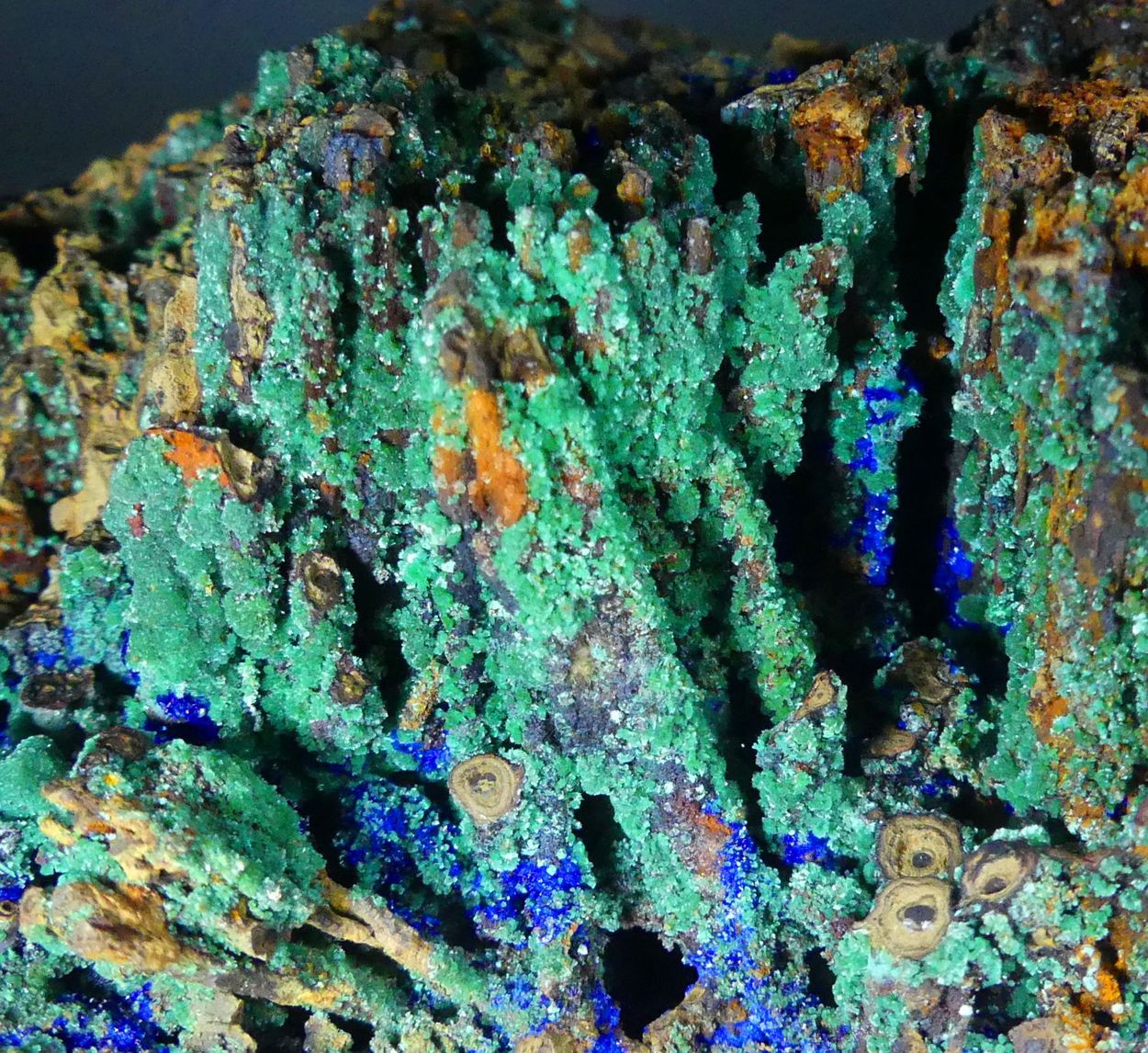 Olivenite & Azurite