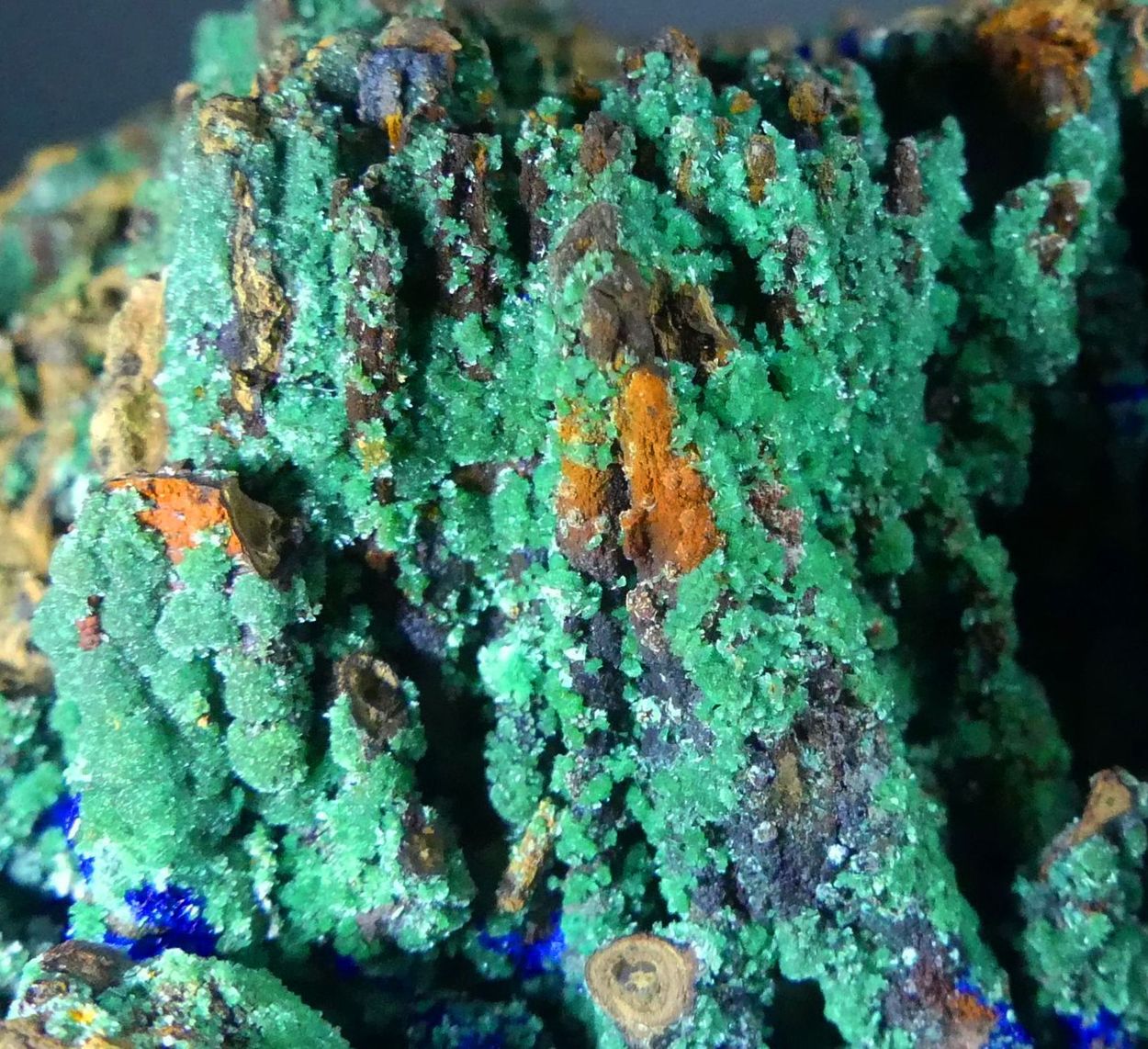 Olivenite & Azurite