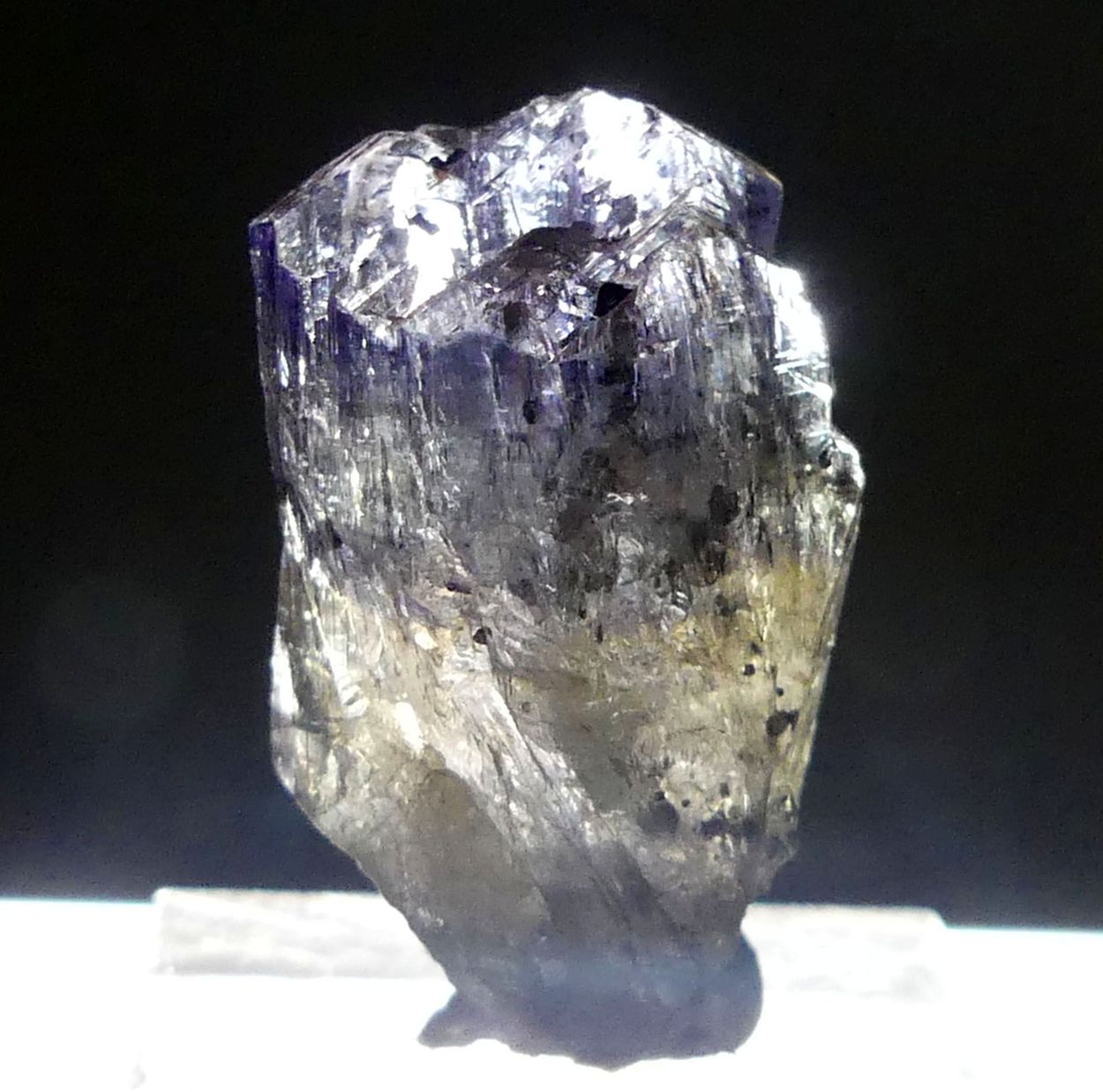 Tanzanite With Graphite