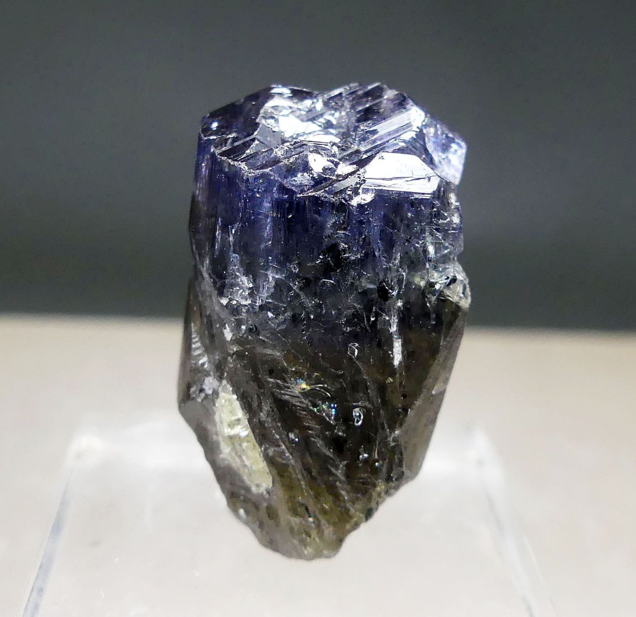 Tanzanite With Graphite