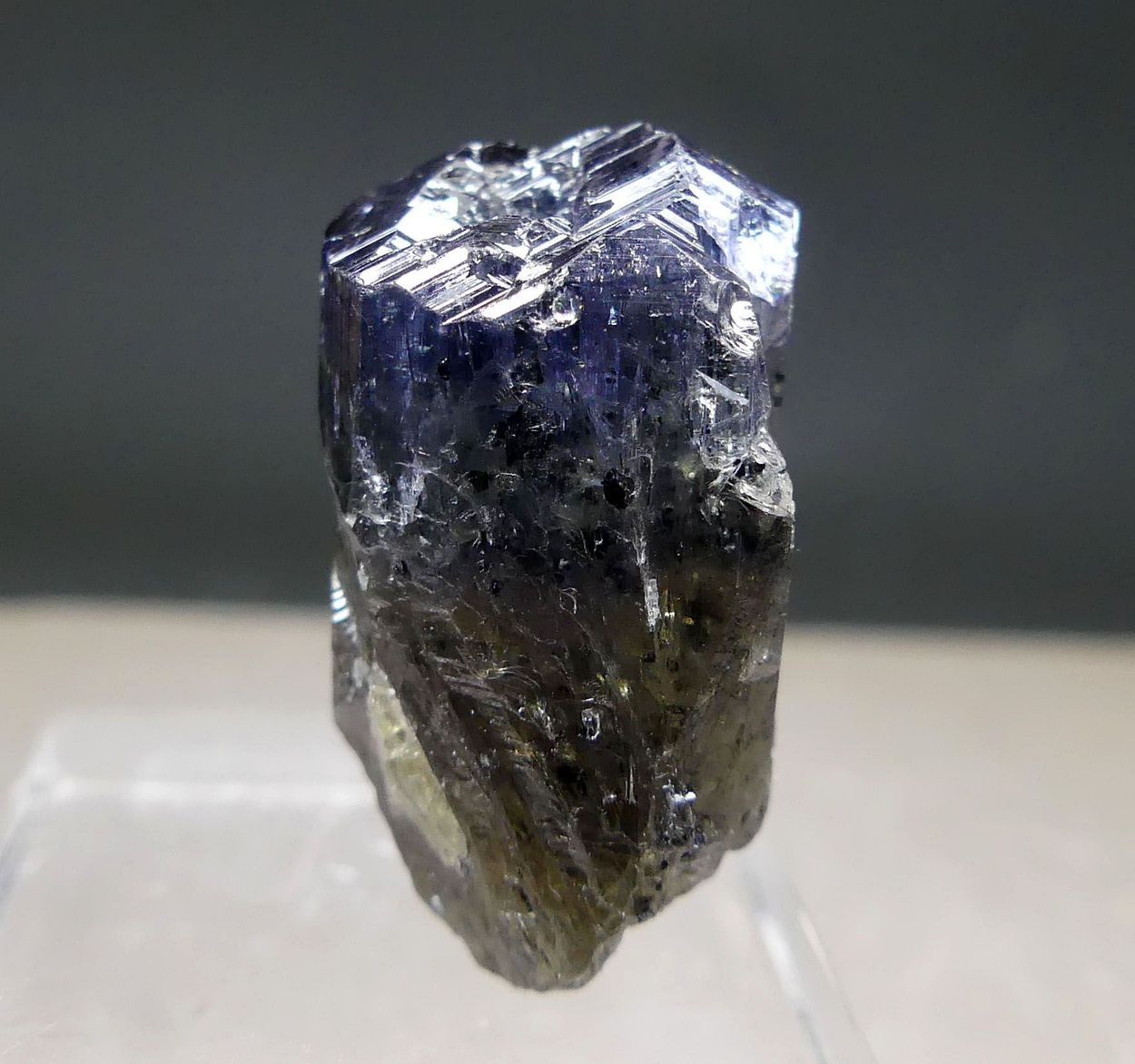 Tanzanite With Graphite