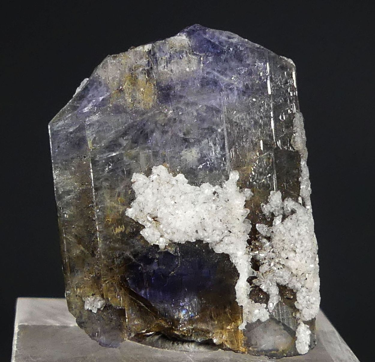 Tanzanite With Calcite