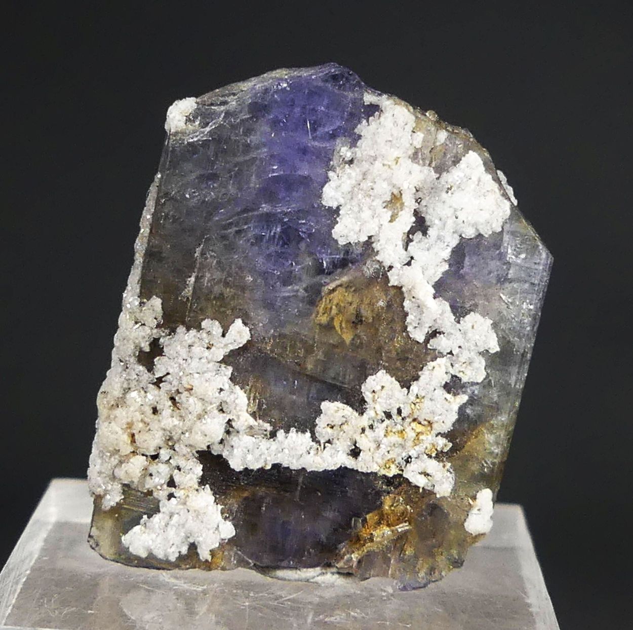 Tanzanite With Calcite