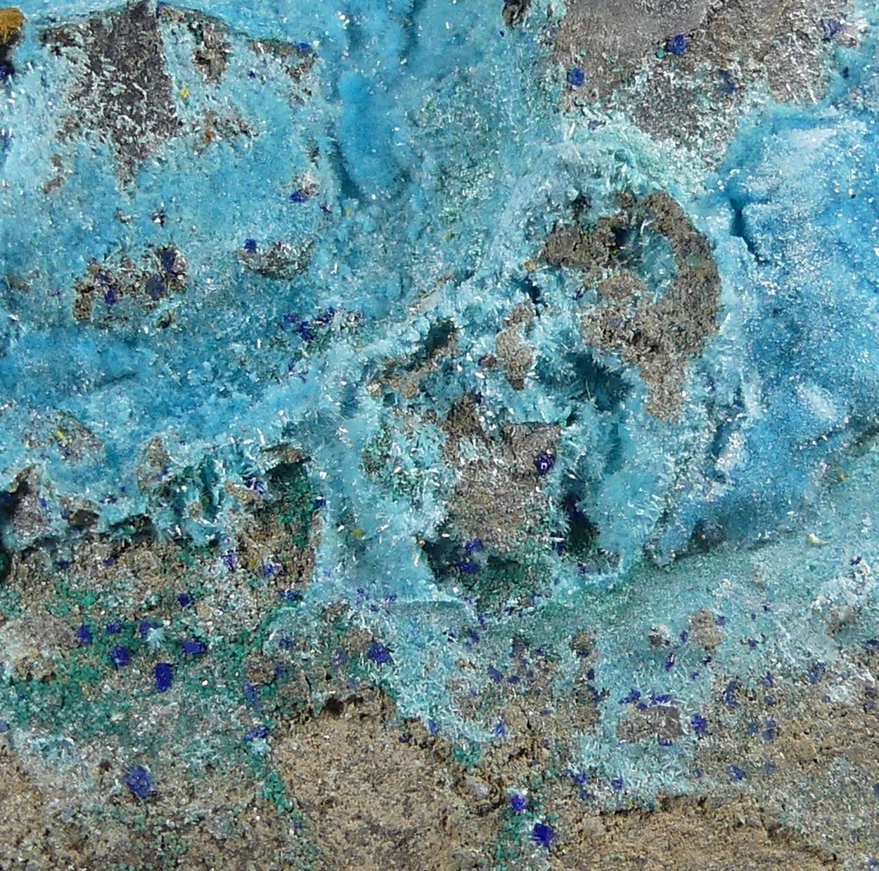 Serpierite With Linarite