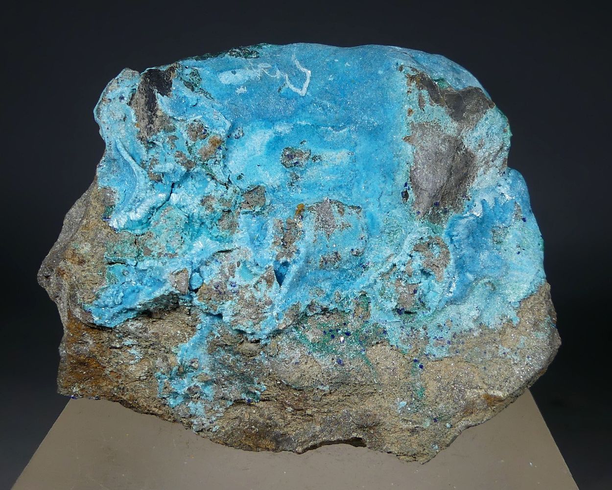 Serpierite With Linarite