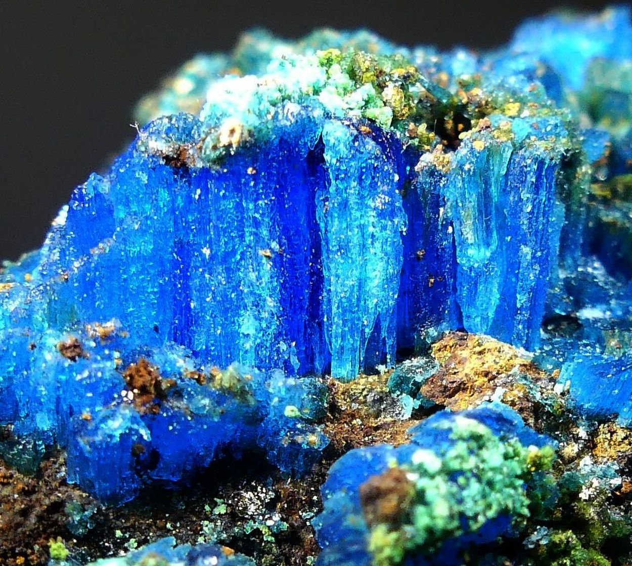 Chalcanthite With Cuprian Adamite