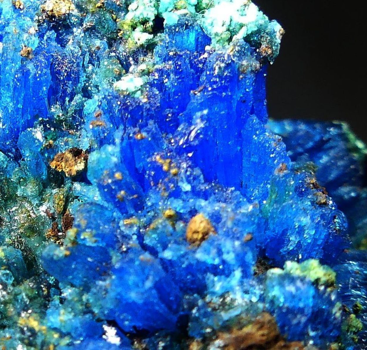 Chalcanthite With Cuprian Adamite