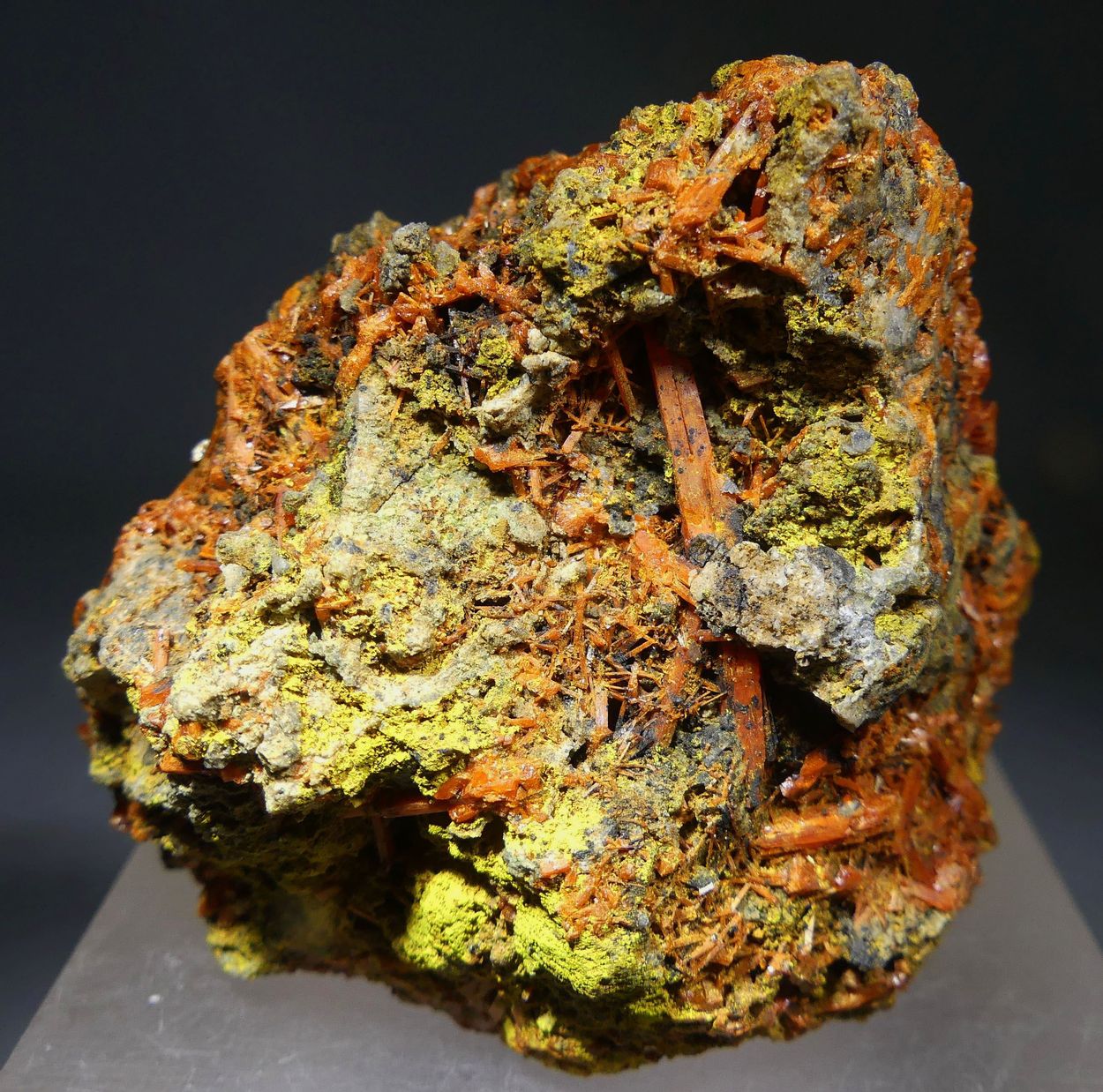 Crocoite With Bindheimite