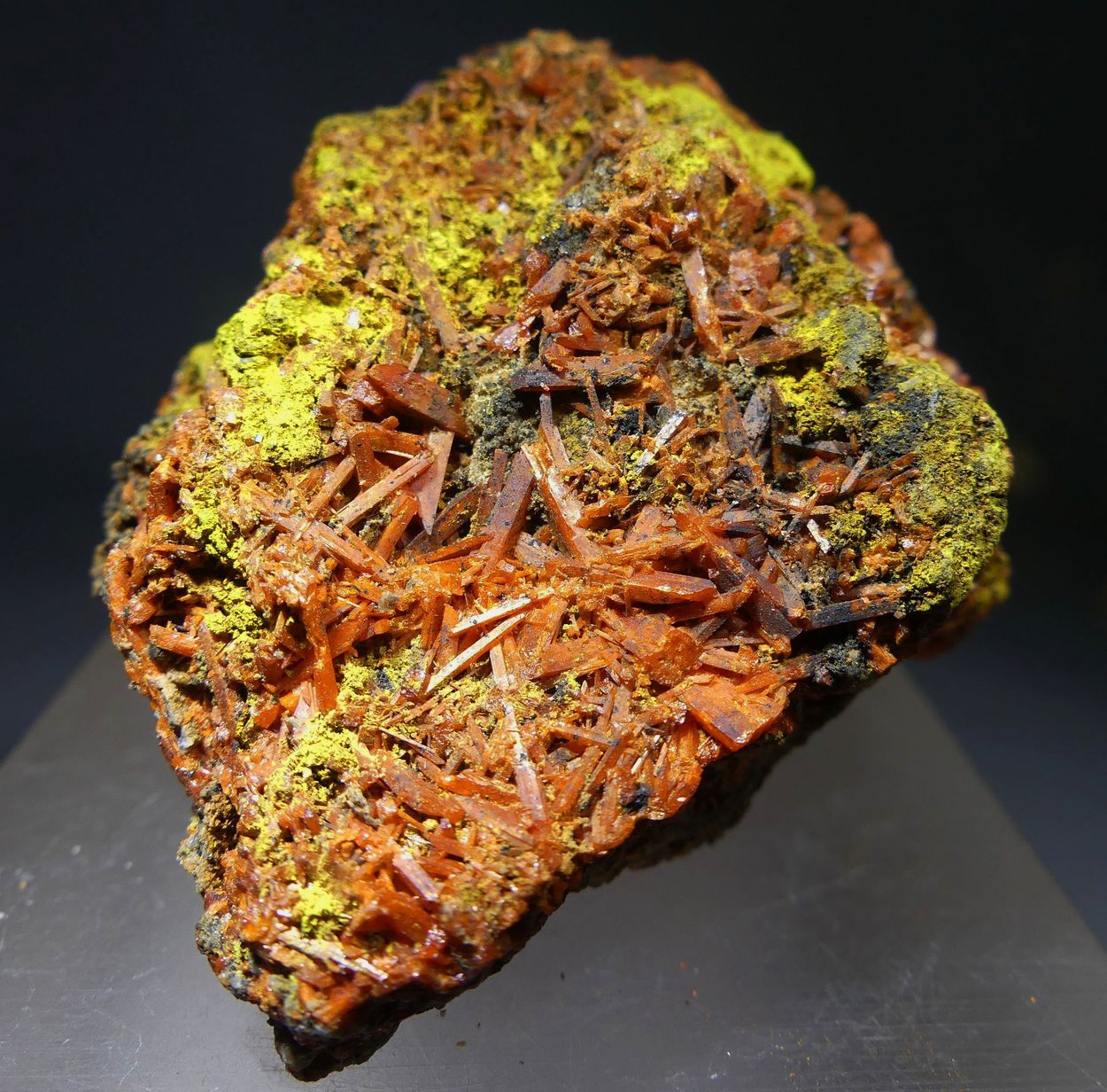 Crocoite With Bindheimite