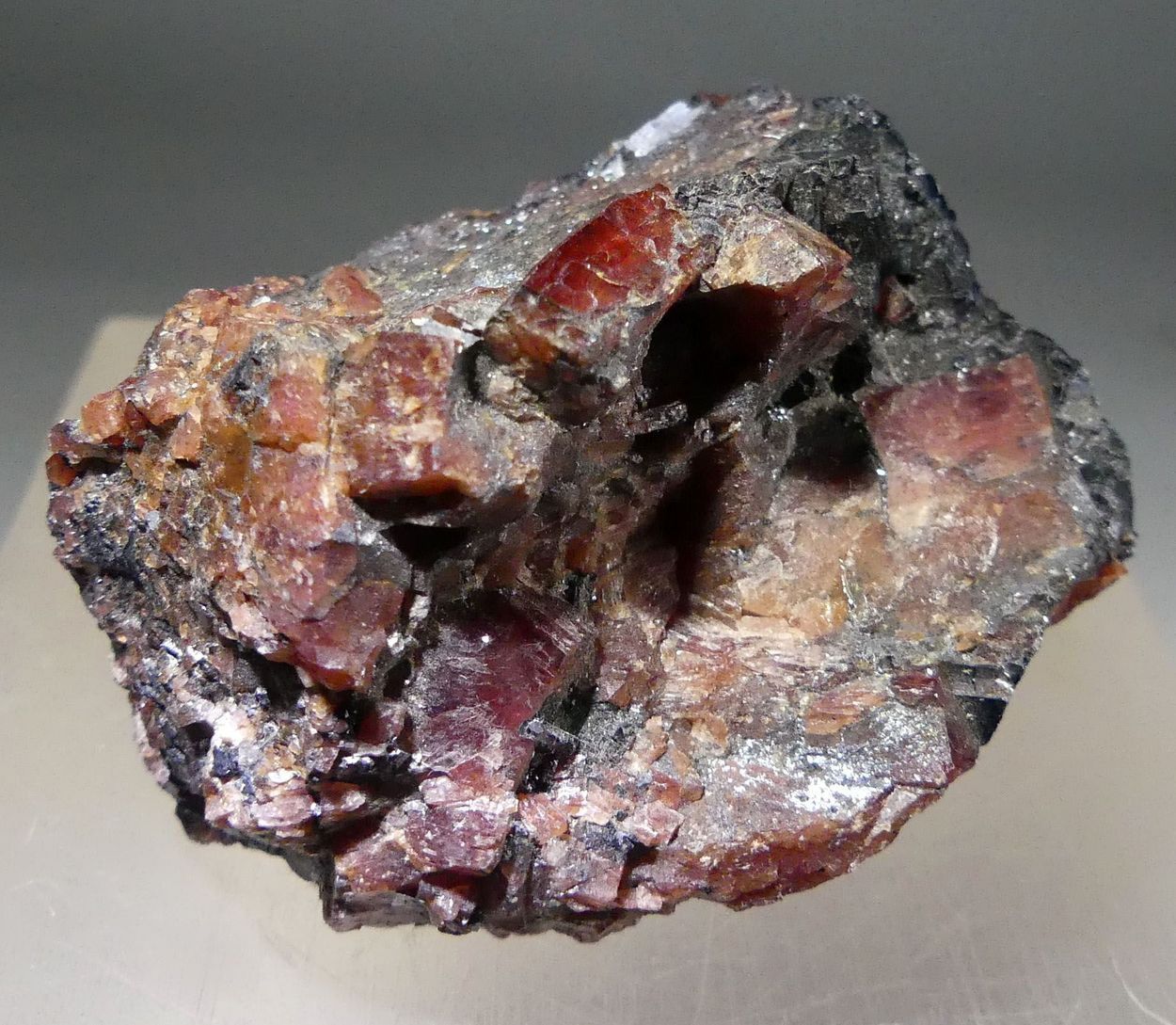 Rhodonite & Galena