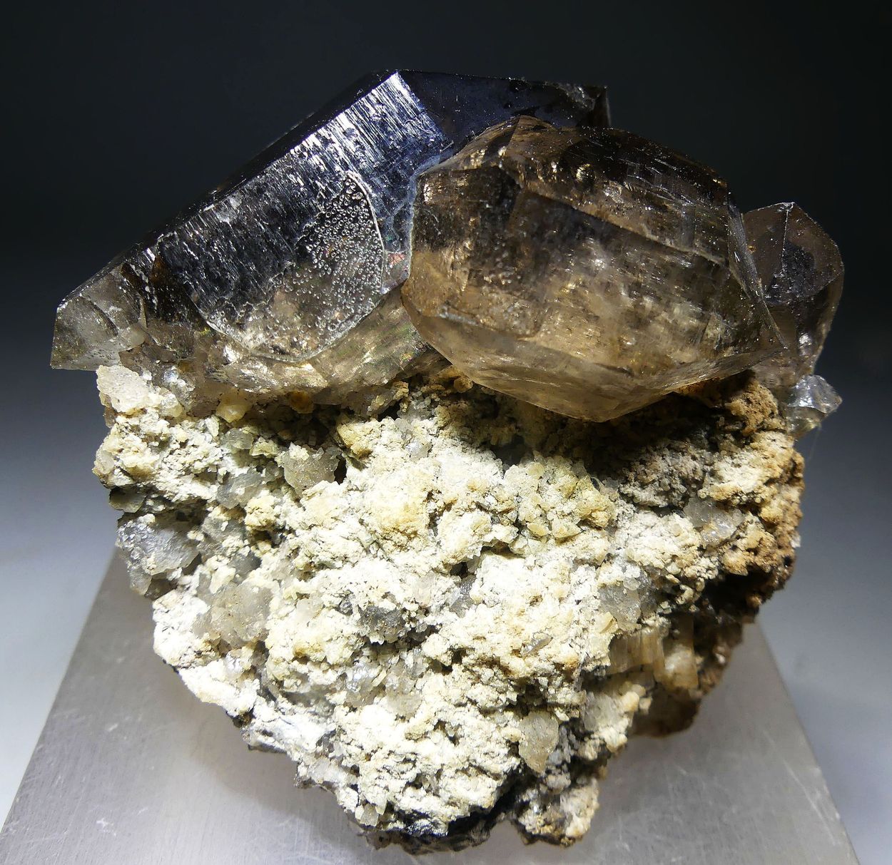 Smoky Quartz With Apatite